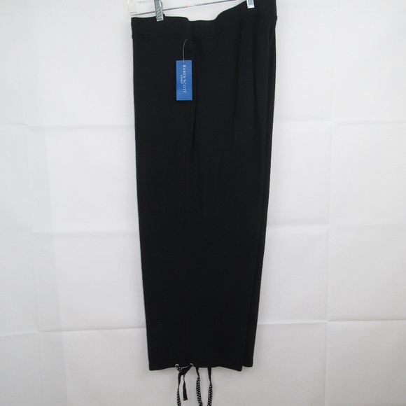karen Scott Sport Track Pants Size L Draw String - Picture 2 of 5